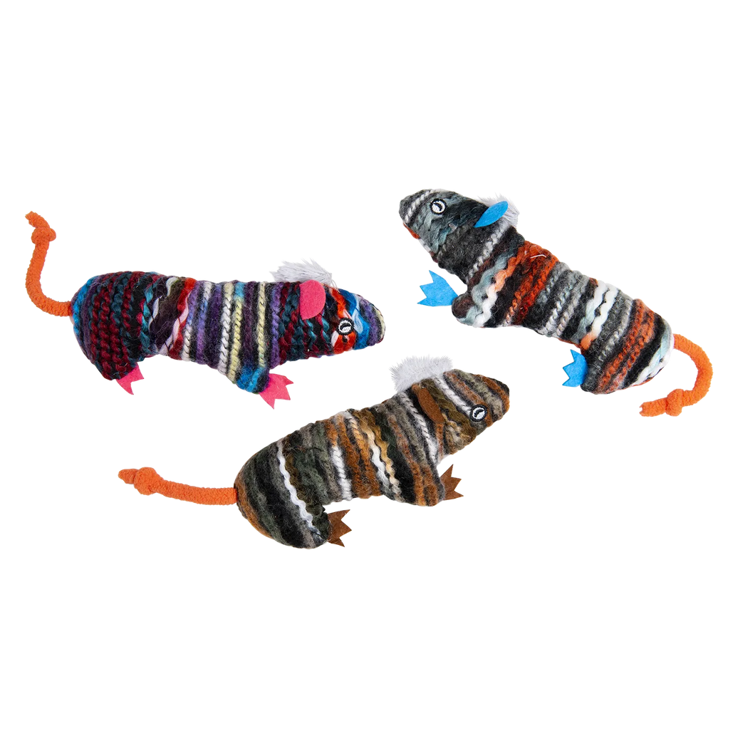 PURRL Rat met Catnip, veelkleurig 1st