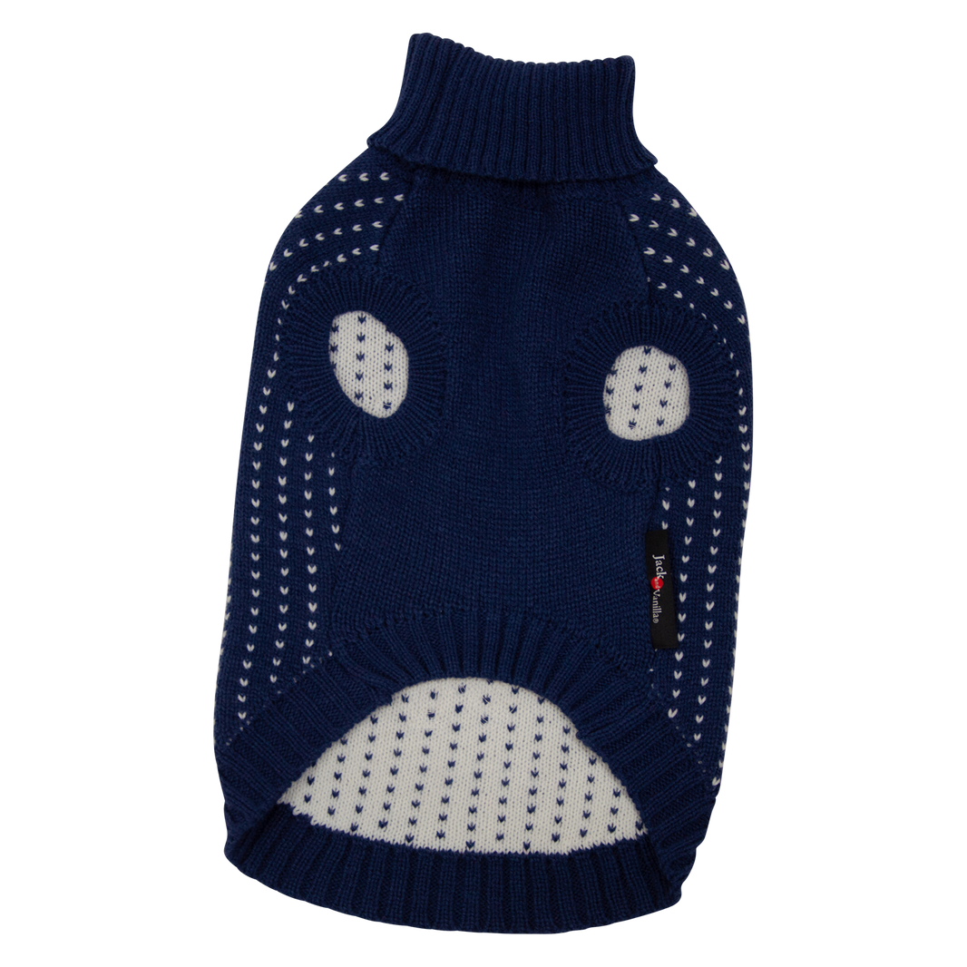 JV 5th Avenue Dogwalk Trui met Rendier Donkerblauw