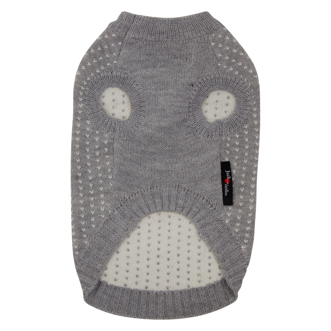 JV 5th Avenue Dogwalk Trui met Rendier Grijs