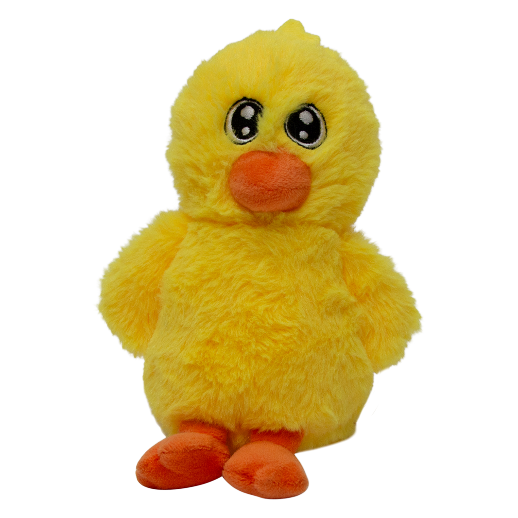 Knuffel Kuiken met Pieper 18cm Geel