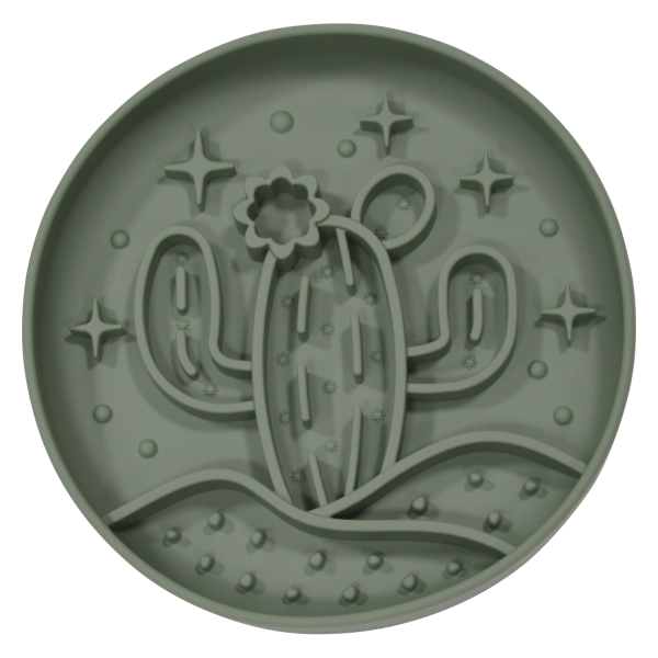 JV Bon App Voerbak Slow Feeder Antislip Silicone Cactus