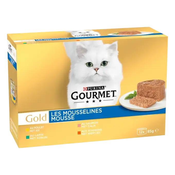 GOURMET® GOLD FIJNE MOUSSE 12x85g