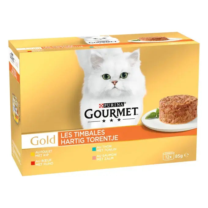 GOURMET® GOLD HARTIGE TORENTJES 12x85g