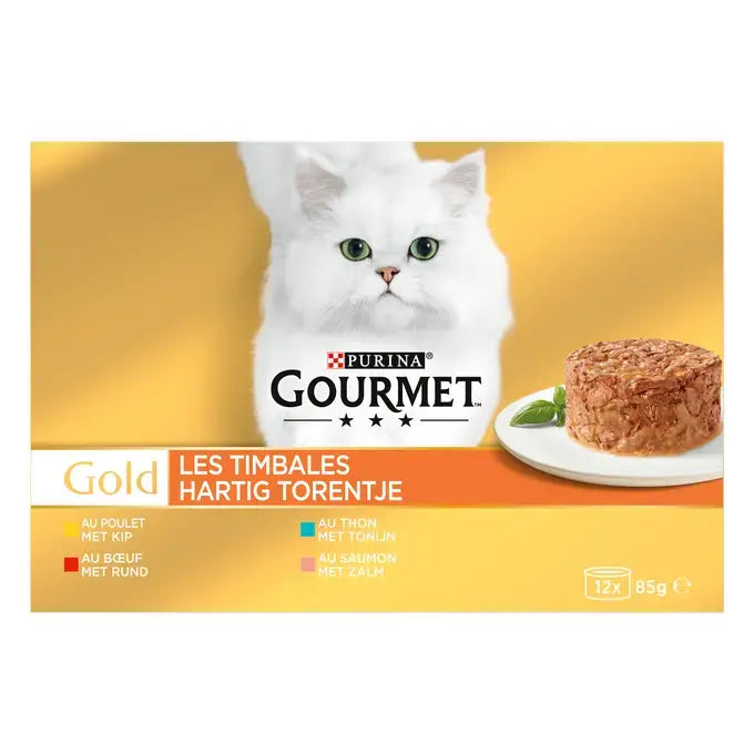 GOURMET® GOLD HARTIGE TORENTJES 12x85g