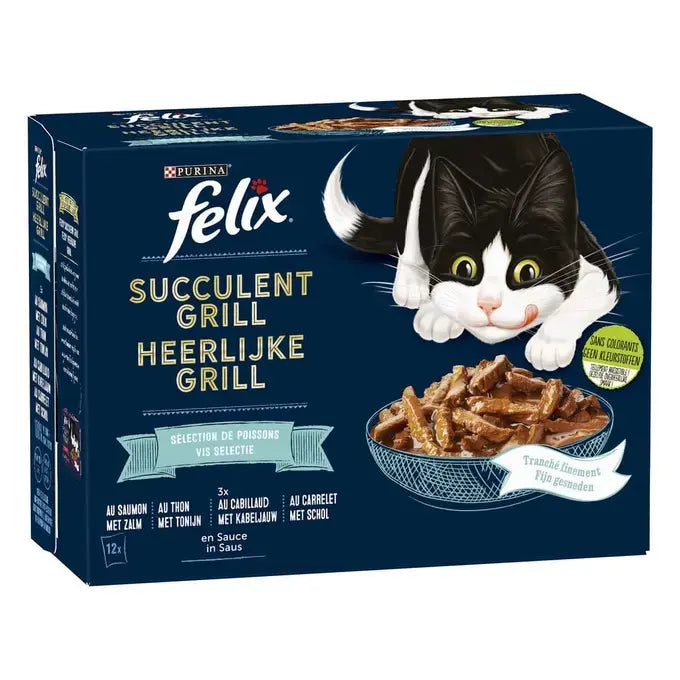 FELIX® HEERLIJKE GRILL Vis Selectie 12x80g