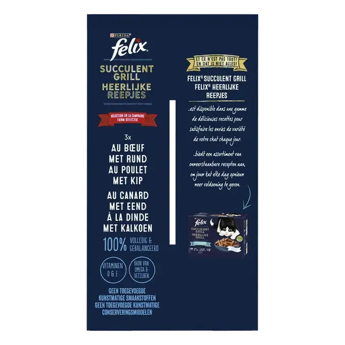 FELIX® HEERLIJKE GRILL Farm Selectie 12x80g