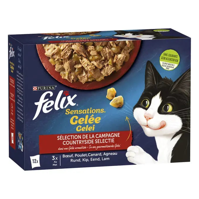 FELIX® SENSATIONS Countryside Selectie in Gelei 12x85g