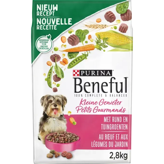 Beneful® Kleine Genieter brokken met Rund