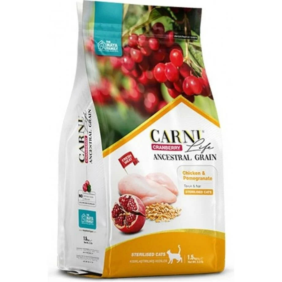 Carni Life Cranberry CHICKEN & POMEGRANATE STERILISED Cat
