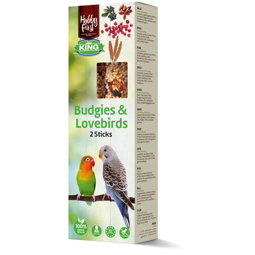 King Sticks Parkieten & Agapornides - Fruit 60g