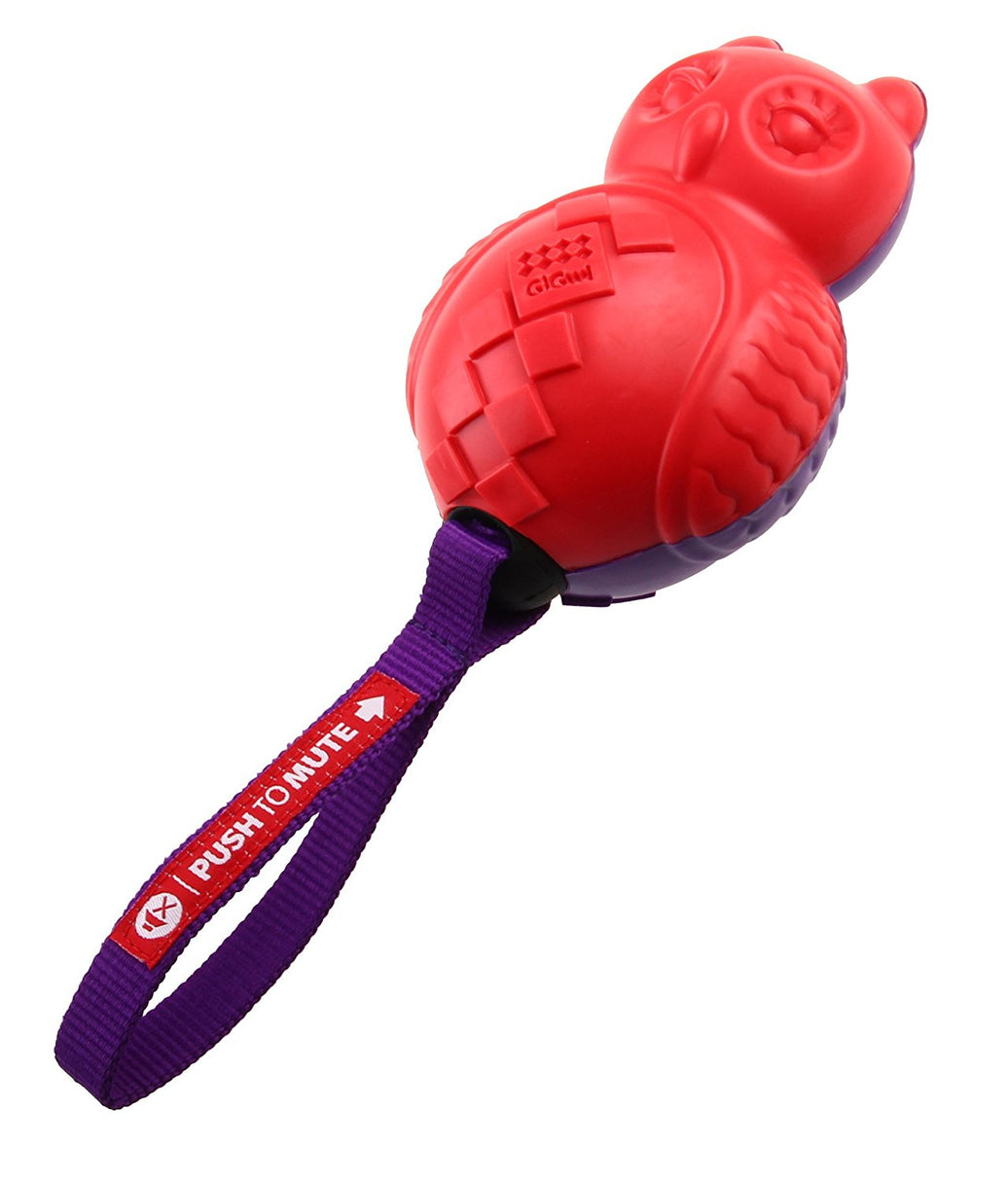 Owl 'Push To Mute' solid Rood/Paars