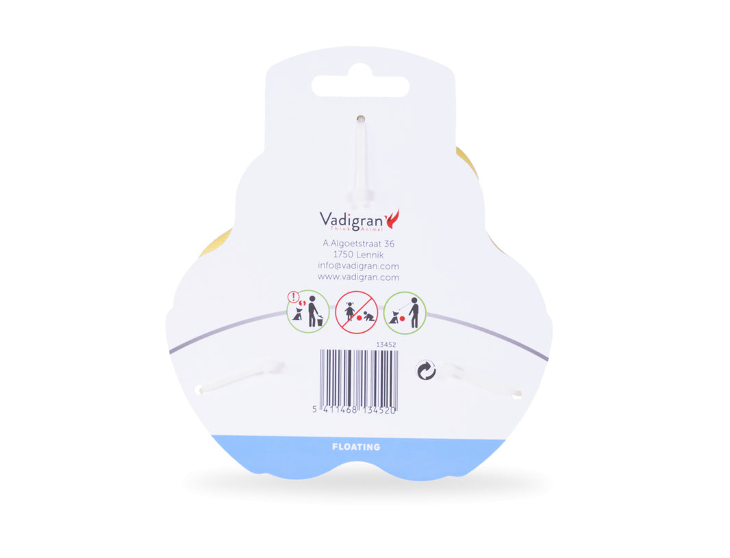 Toy dog TPR ring Yellow Vanilla 12cm