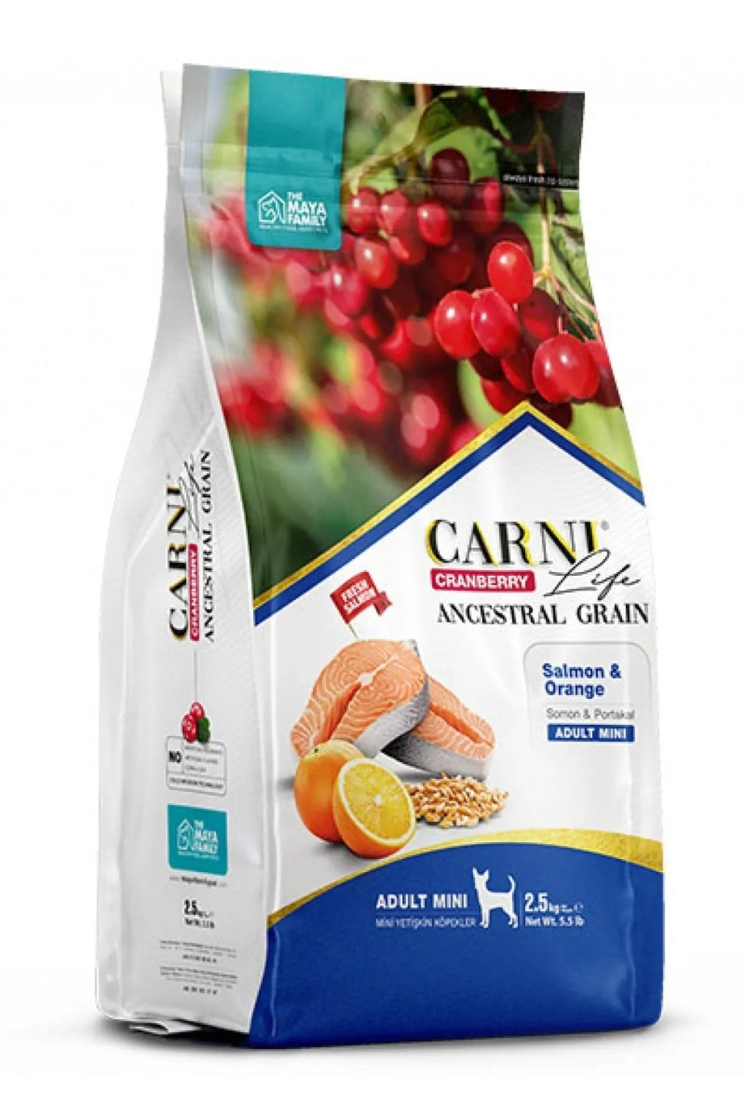 Carni Life CRANBERRY ANCESTRAL GRAIN DOG FISH & ORANGE PUPPY MINI