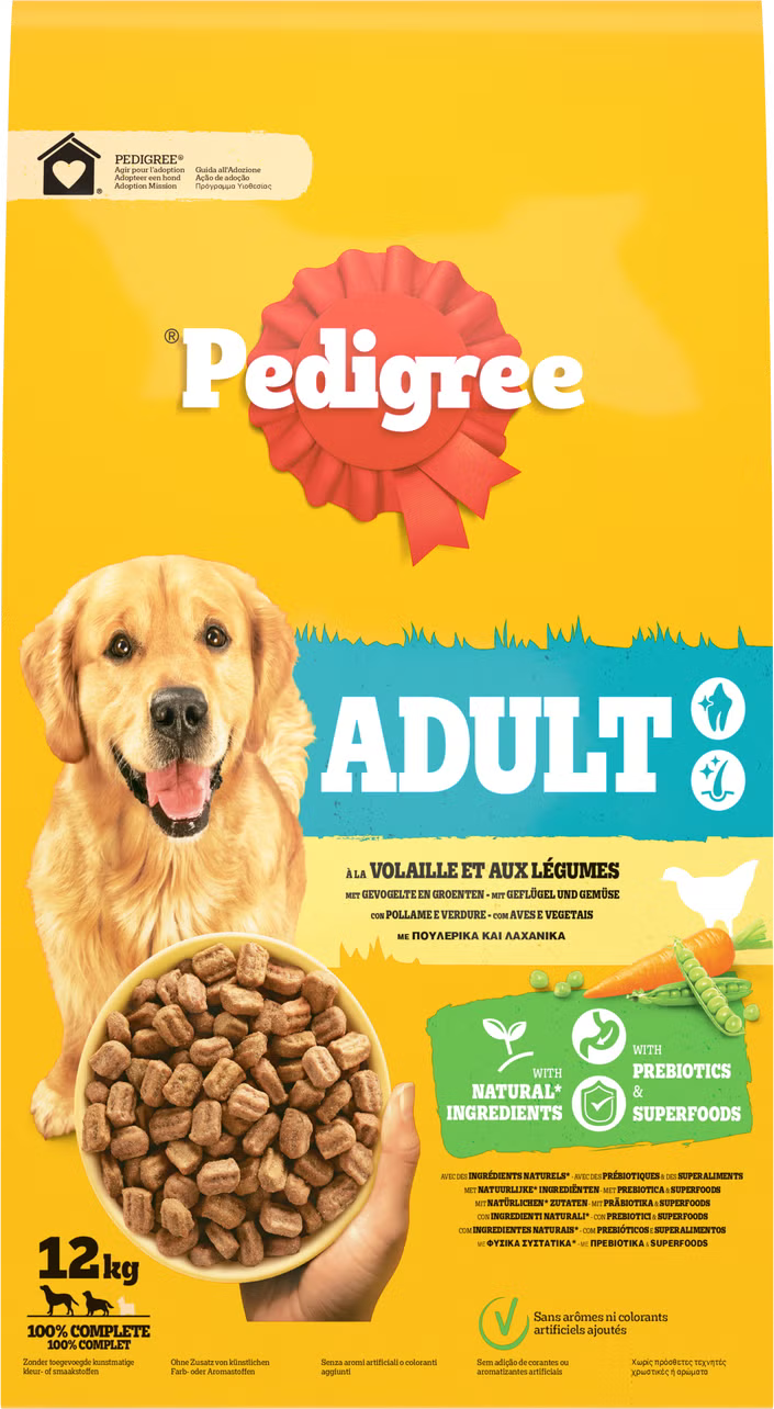 Pedigree Droog Adult met Kip en Groenten