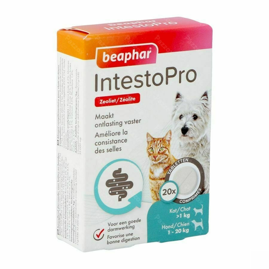 Intestopro Tabletten Hond & Kat S 20st