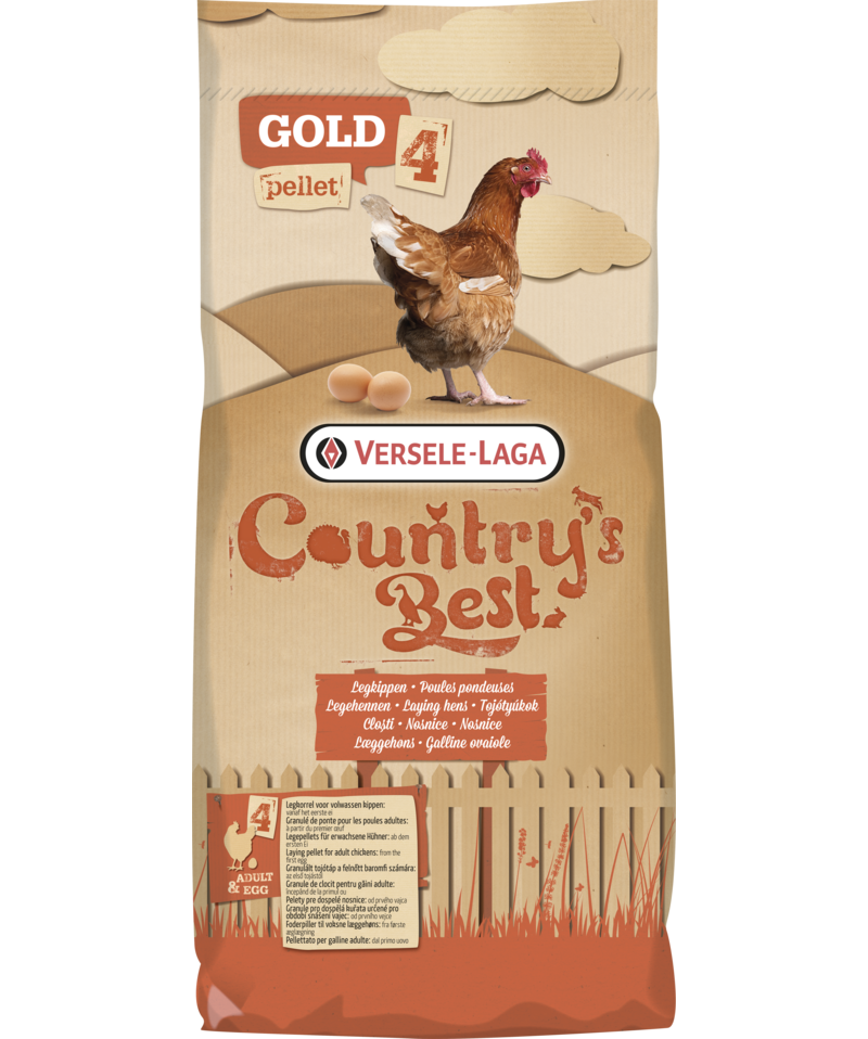 Country's Best GOLD 4 GALLICO pellet standaard legkorrel 20kg