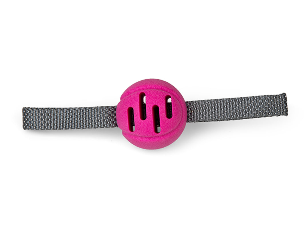 Snack toy dog TPR fetch toy pink ball 23cm