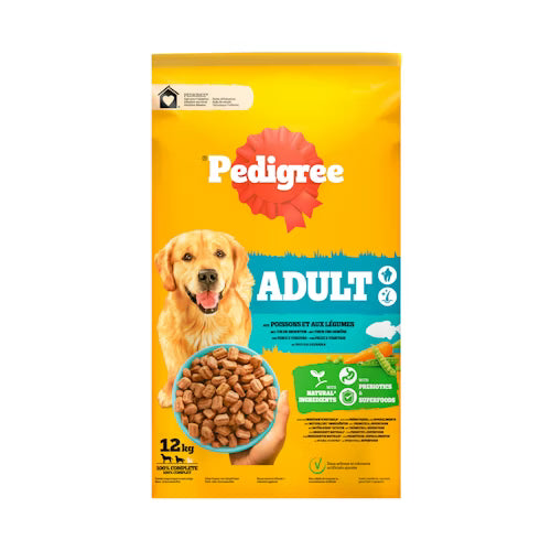 Pedigree Droog Adult met Vis en Groenten 12kg