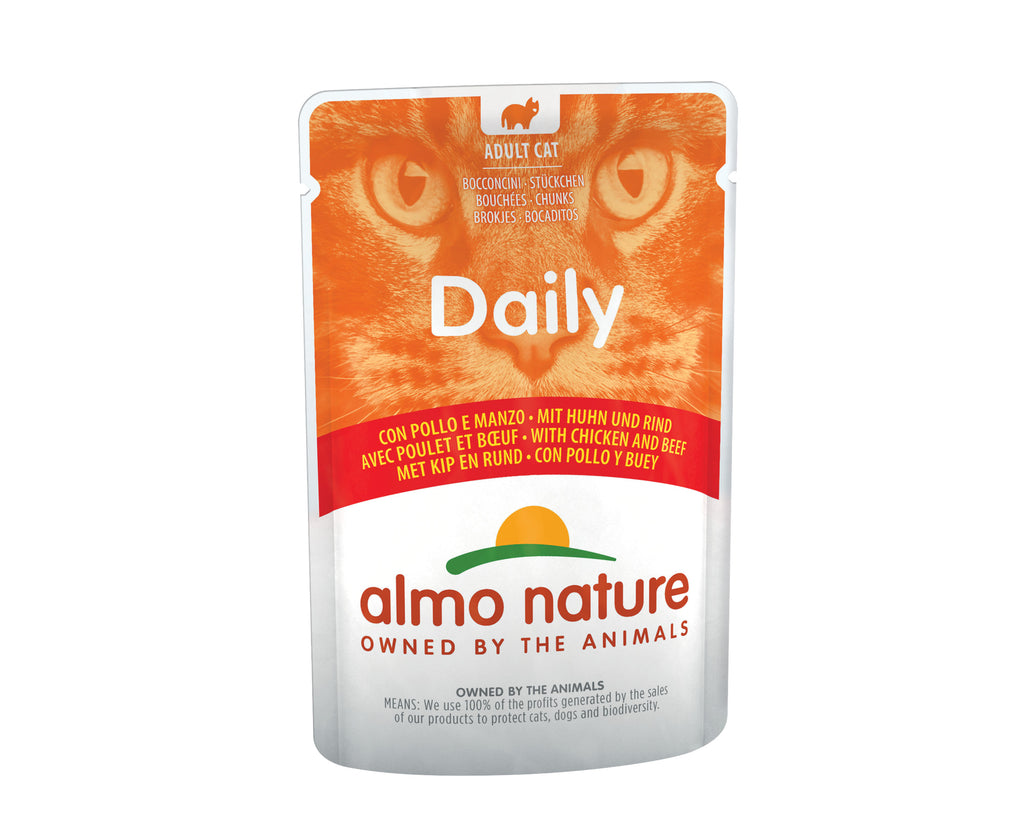 Daily Cats with chicken and beef 70g