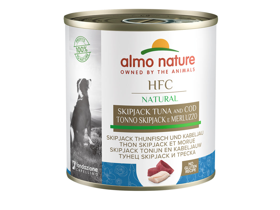 HFC Dogs Natural - skip jack tuna and cod 290g