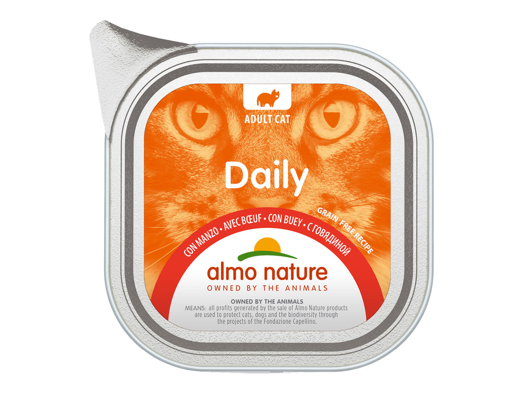 Daily Cats with Beef 100g