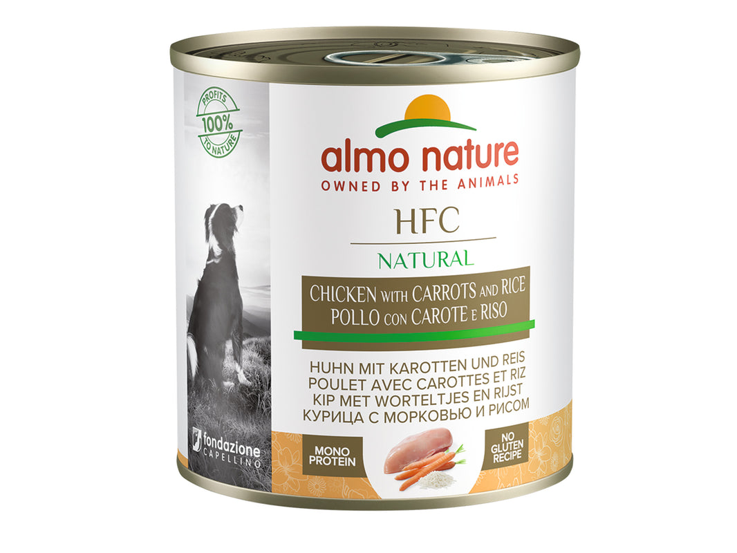 HFC Dogs Natural - chicken with carrot & rice 280g