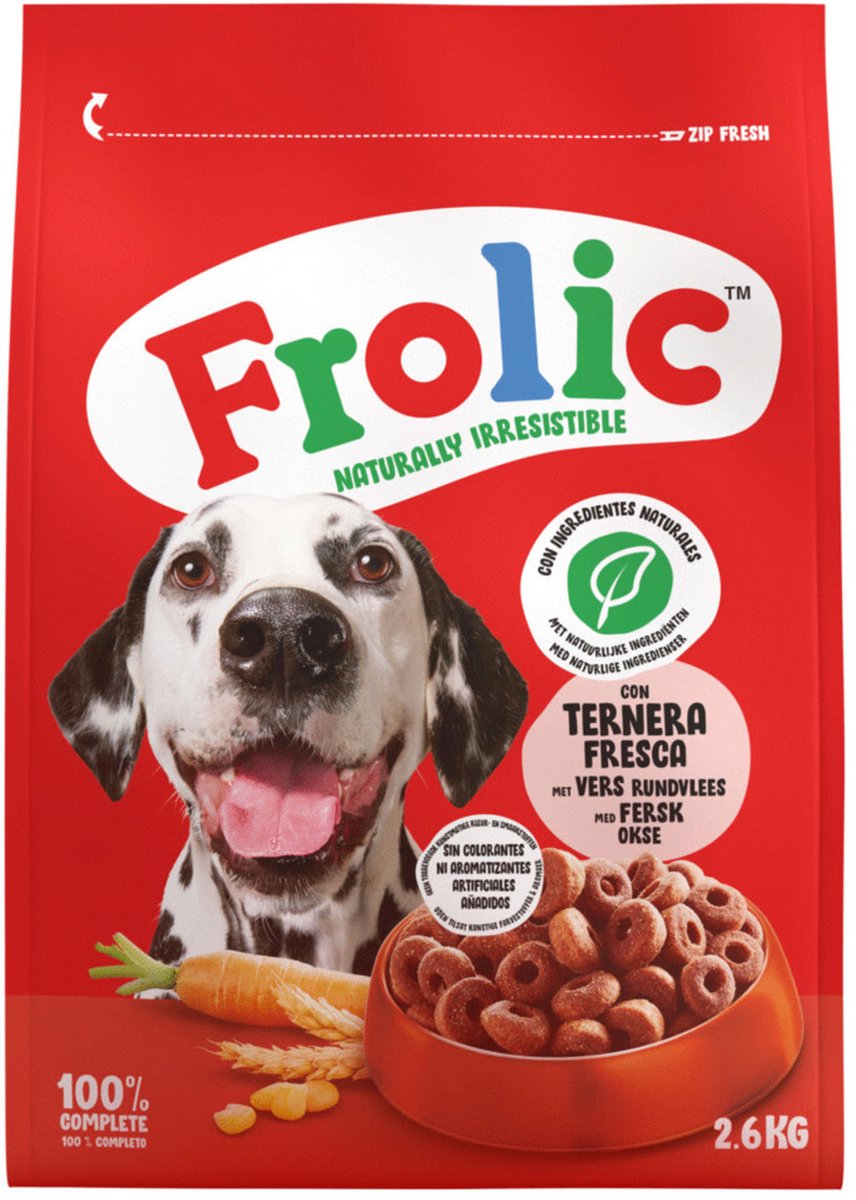 Frolic Droog met Rund