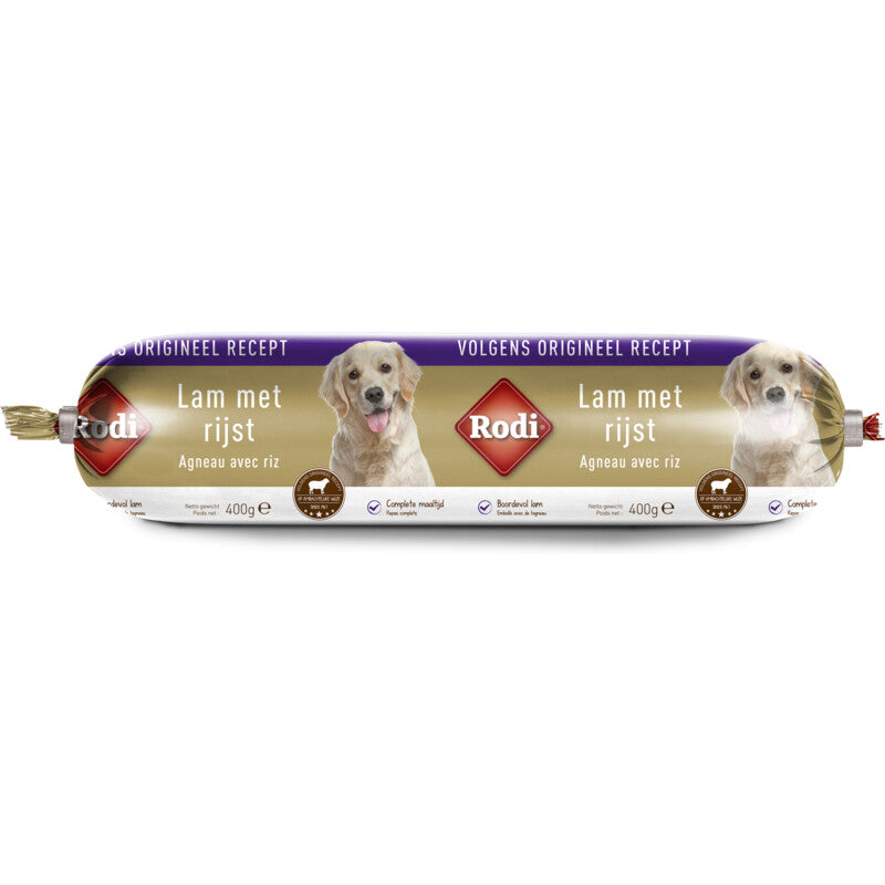 Rodi Worst Lam met Rijst 400g