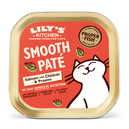 Salmon with Chicken & Prawns Paté
