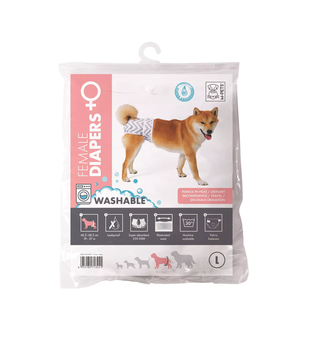 Washable Diaper Dog Female