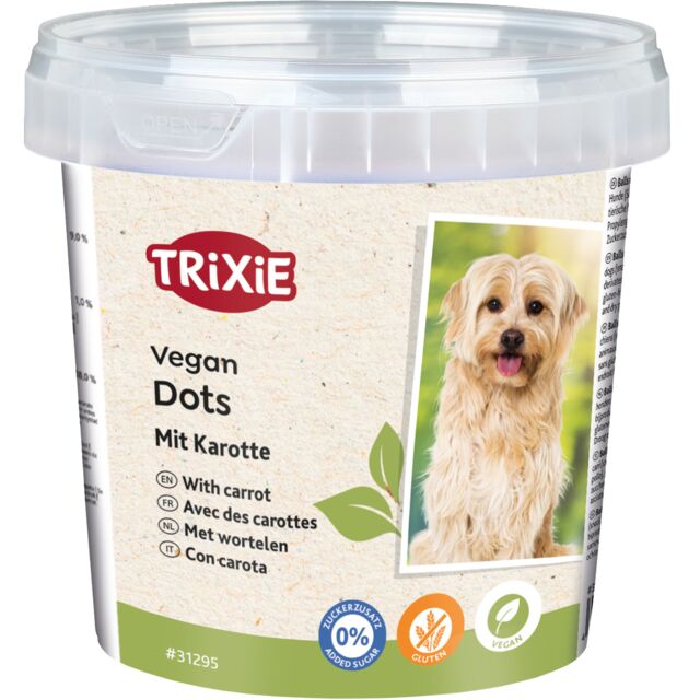 Soft Vegan Snack Dots met wortel glutenvrij 200g
