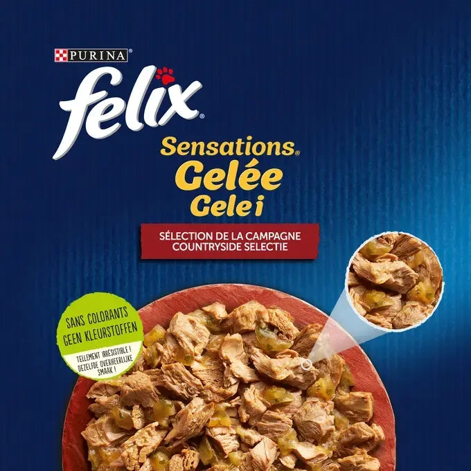 FELIX® SENSATIONS Countryside Selectie in Gelei 12x85g