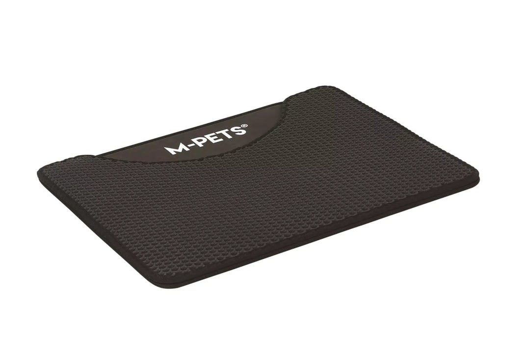 DUPLEX Mat voor Kattenbak - Horizontaal Zwart 60x45