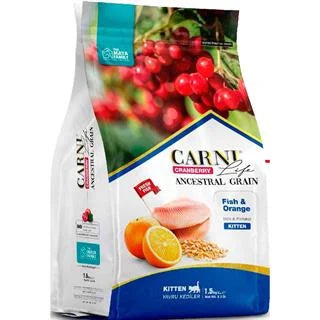 Carni Life Cranberry ANCESTRAL GRAIN FISH & ORANGE Kitten
