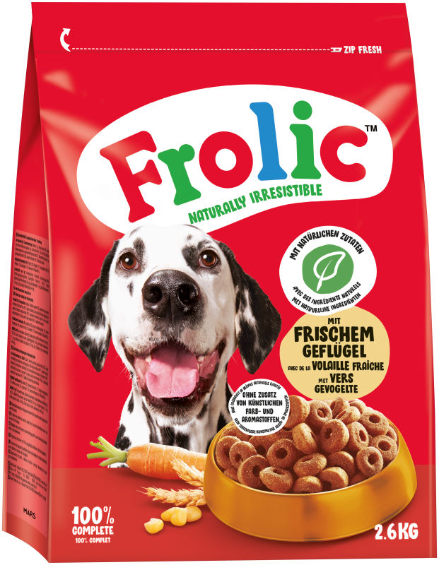 Frolic Droog Gevoegelte 2.6 kg