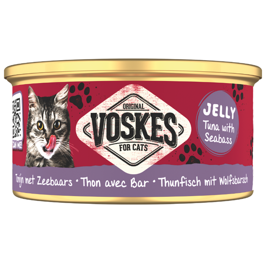 Gelei tonijn met zeebaars 85g