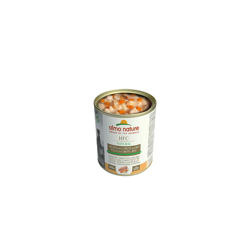 HFC Dogs Natural - chicken with carrot & rice 280g