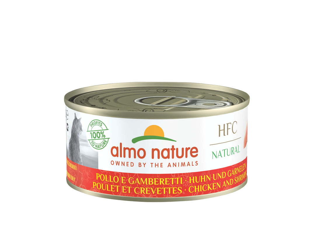 HFC Cats 70g Natural - kip en garnaaltjes