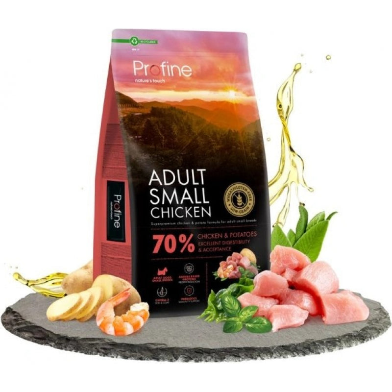 Profine adult Small Breed Chicken and Potatoes 3kg