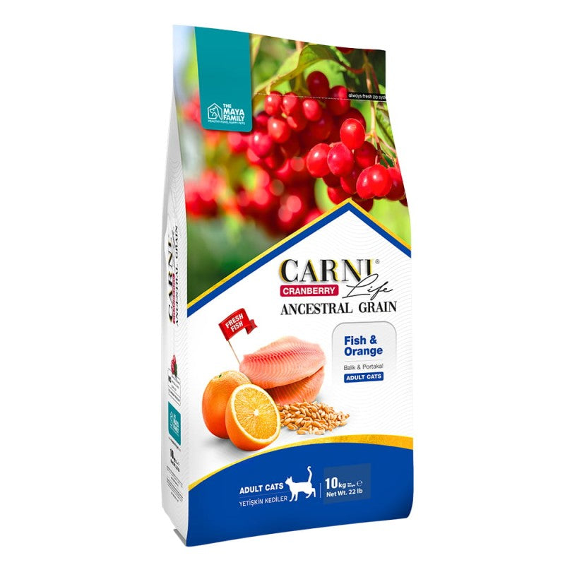 Carni Life Cranberry FISH & ORANGE Adult Cats