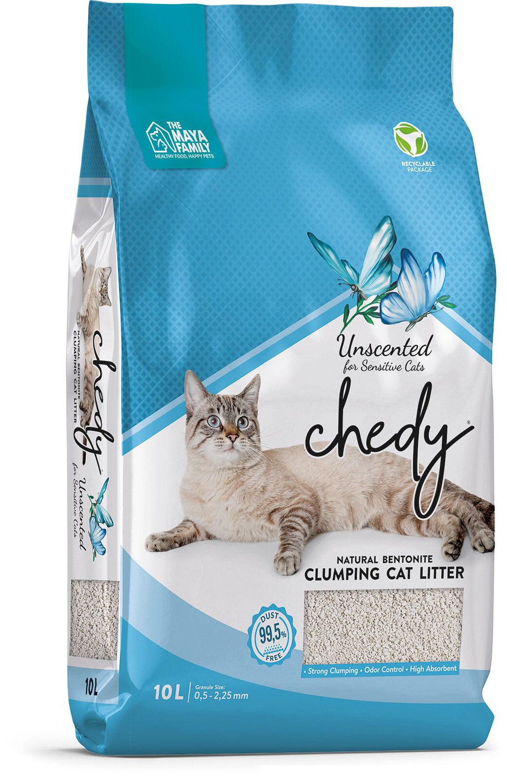 Chedy Natural Clumping Cat Litter 10l