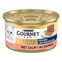 GOURMET™ Gold Mousse met Zalm kattenvoer nat 85g