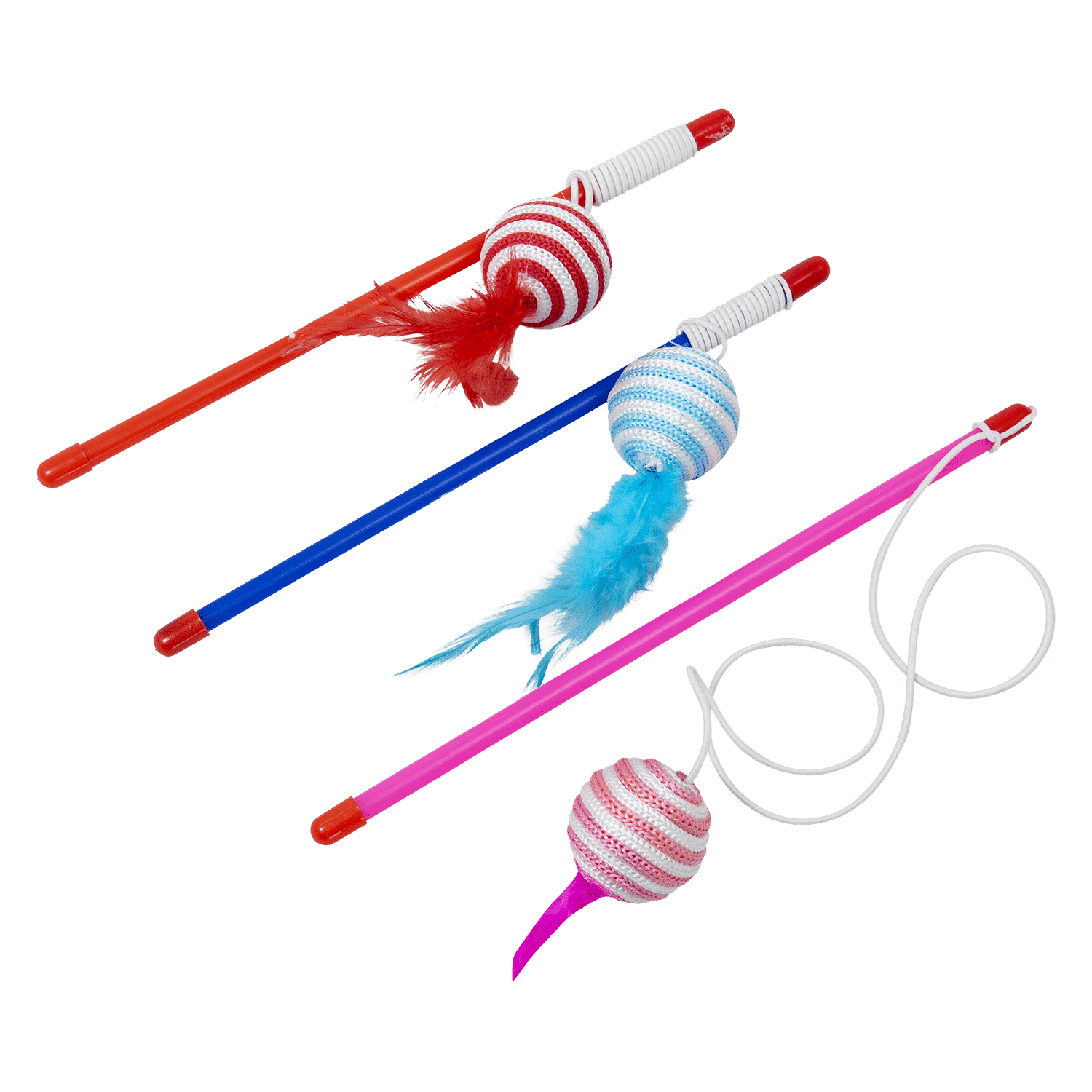 JV FUN DANGLERS Bal met Pluim 46cm