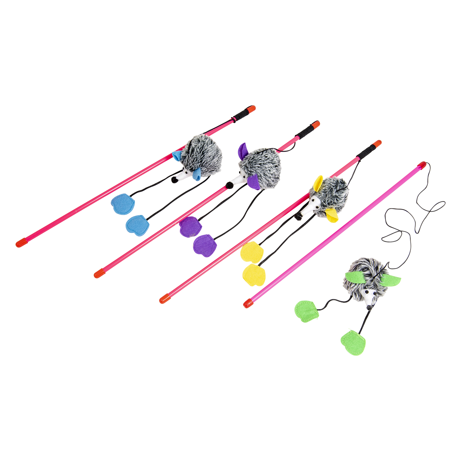 JV  FUN DANGLERS Kattenhengel met egel Meerkleurig