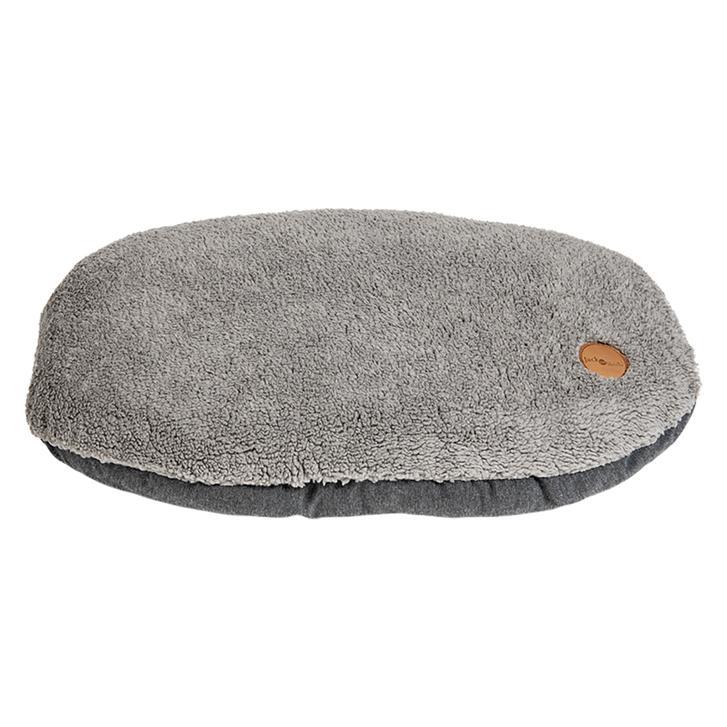 JV BROOKLYN Ovaal Kussen Grijs-XS 55x35cm