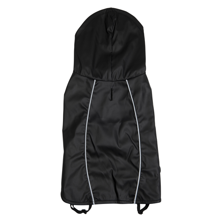 JV FISHERMAN JACKET Regenjas met kap Zwart