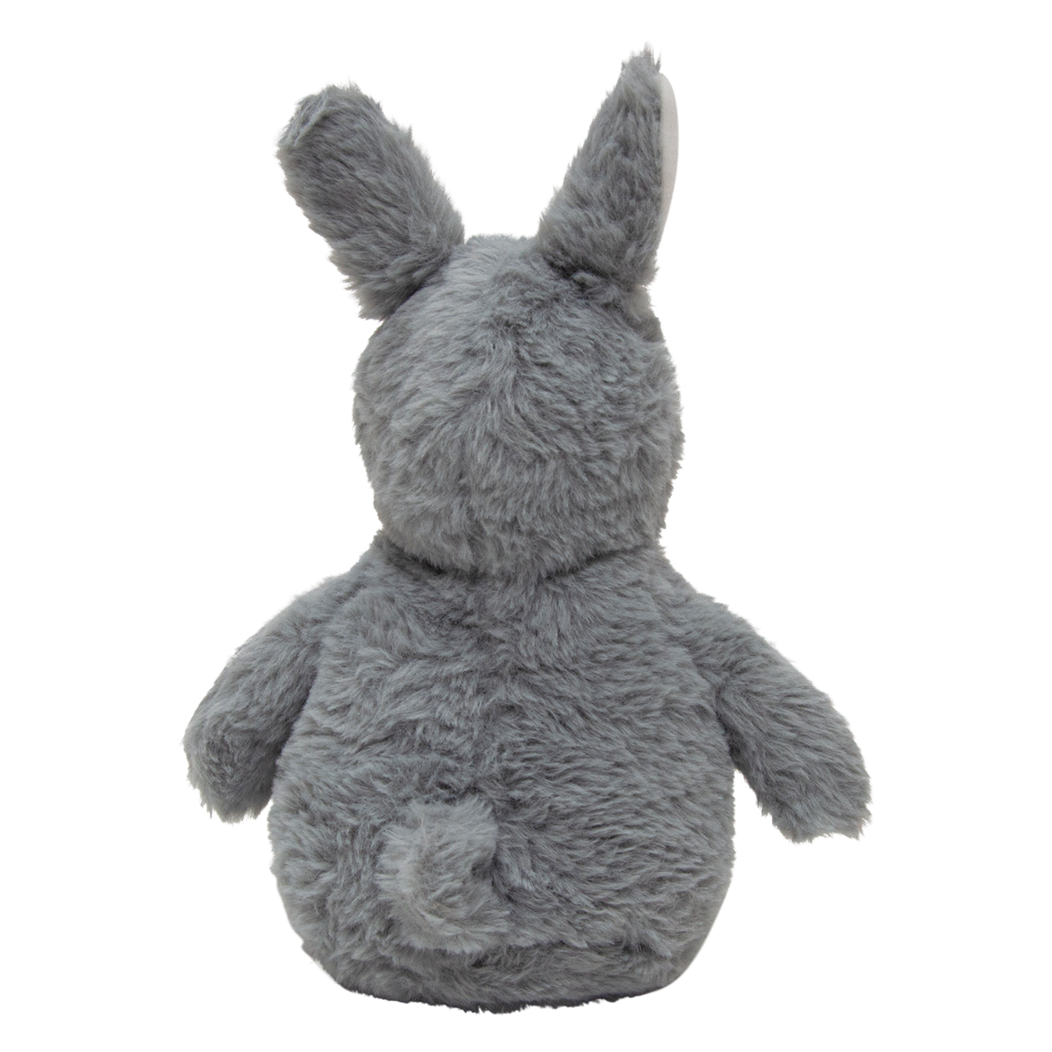 Knuffel Konijn met Pieper 27cm Grijs