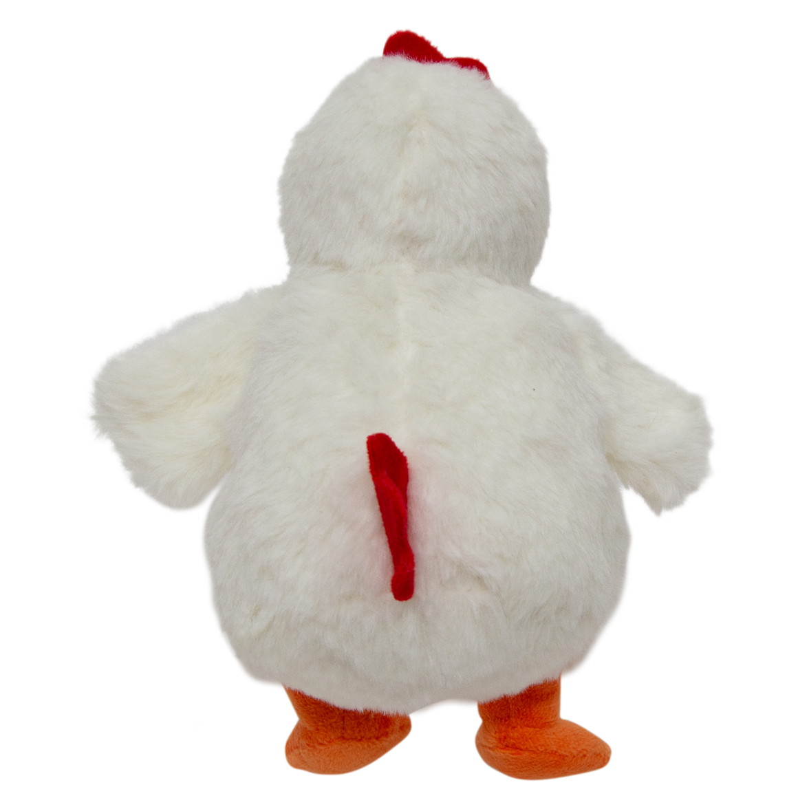 Knuffel Kip met Pieper 18cm Wit