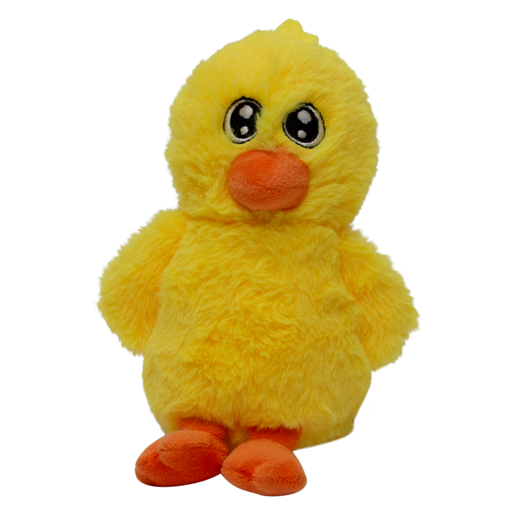 Knuffel Kuiken met Pieper 18cm Geel