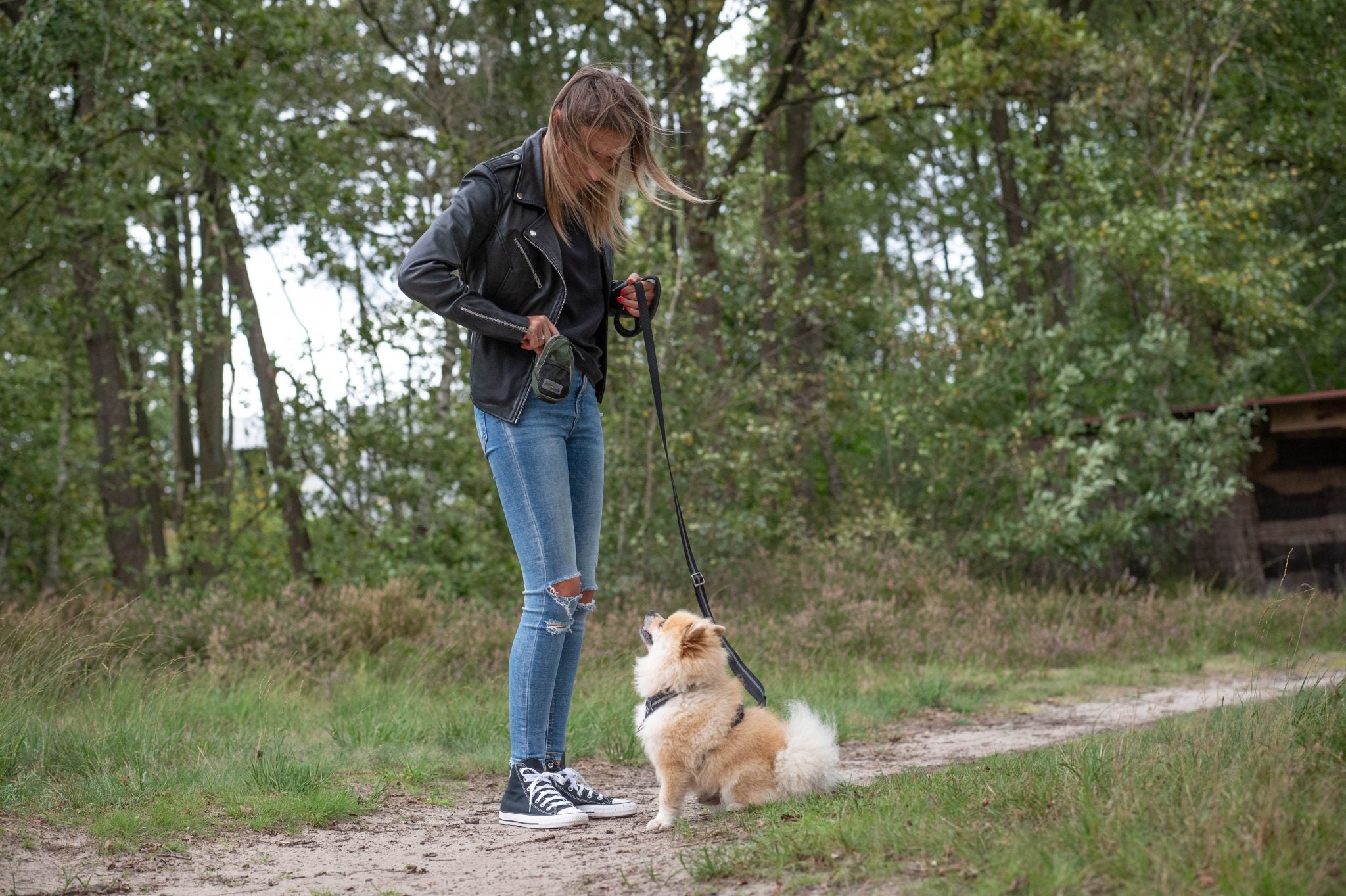 JV EXPEDITION Verstelbare Leiband Zwart